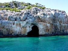 Caverna azzurra vicino Kekova
