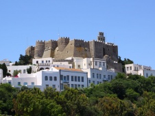 Il castello sull'isola di Patmos