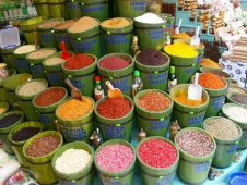 Il mercato delle spezie a Fethiye Paspatur